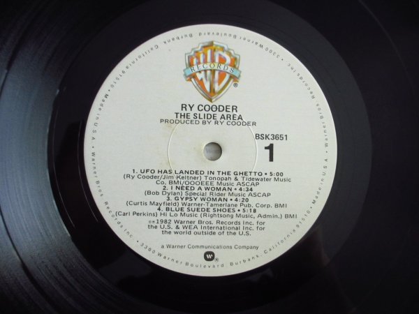 画像3: Ry Cooder / The Slide Area (3)