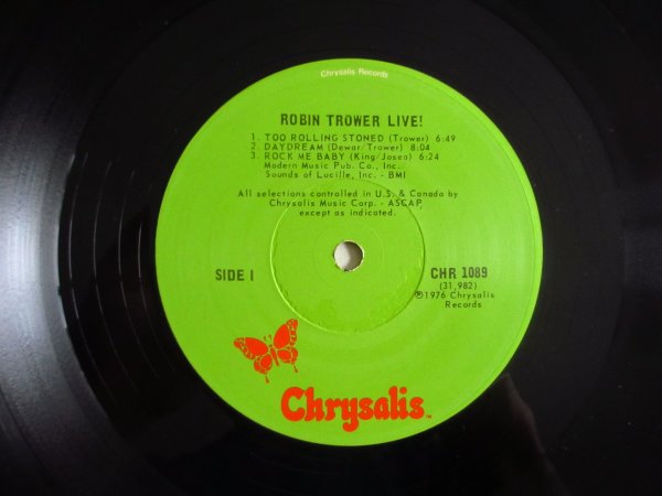 画像3: Robin Trower / Robin Trower Live! (3)