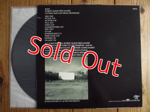 画像2: Robert Quine & Fred Maher / Basic (2)