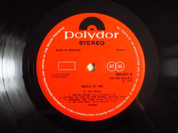 画像4: Cream / Wheels Of Fire (4)