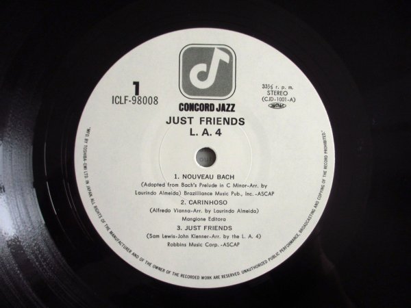 画像3: LA4 / Just Friends (3)