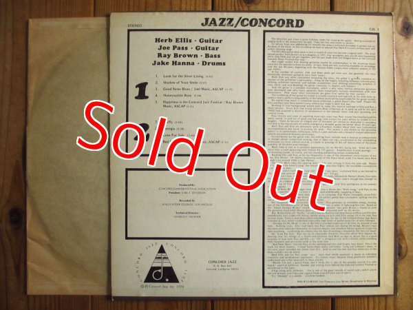画像2: Joe Pass, Ray Brown, Jake Hanna, Herb Ellis / Jazz/Concord (2)