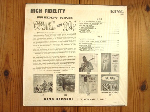 画像2: Freddy King / Bossa Nova And Blues (2)