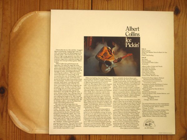 画像2: Albert Collins / Ice Pickin' (2)