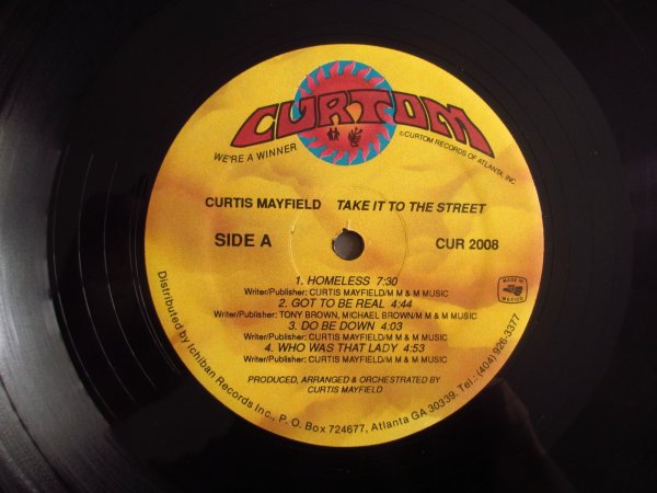 画像3: Curtis Mayfield / Take It To The Streets (3)