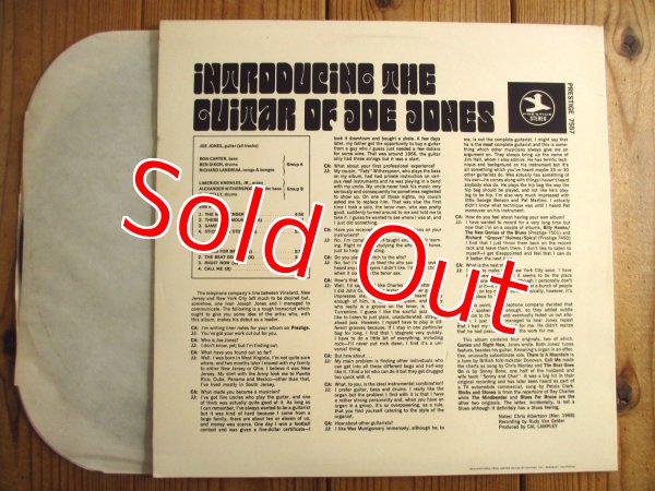 画像2: Ivan "Boogaloo" Joe Jones / Introducing The Psychedelic Soul Jazz Guitar Of Joe Jones (2)