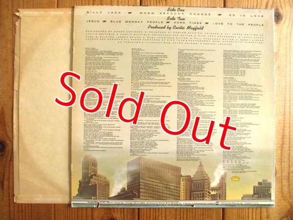 画像2: Curtis Mayfield / There's No Place Like America Today (2)