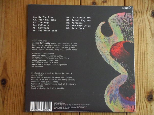 画像2: イタリア実験音楽シーンにおける異才二人のコラボが生み出す、カテゴライズ不能なアヴァンジャズ2025年作品がアナログ盤で入荷！■Tera Tera / Tera Tera (2)