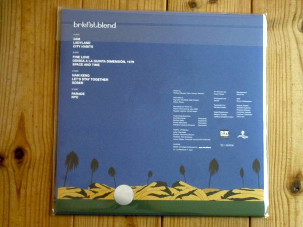 画像2: アメリカの現行AOR ３ピースバンドによる初フルアルバム2025年作品がアナログ盤で入荷！■brkfstblend / brkfstblend (2)