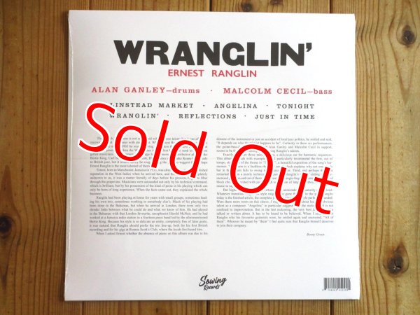 画像2: ジャマイカの国宝アーネストラングリン初期1964年の正統派ジャズギタートリオ激レア盤が初のリイシュー！■Ernest Ranglin Trio / Wranglin' (2)