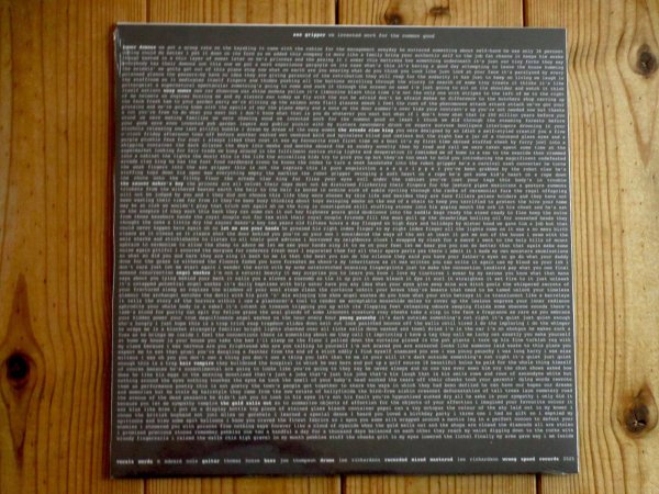 画像2: JUNE OF 44、UNWOUNDの遺伝子を継ぐUKインディシーンの爆裂ニューカマーによる2025年作品がアナログ盤で入荷！■AAA Gripper / We Invented Work For The Common Good (2)