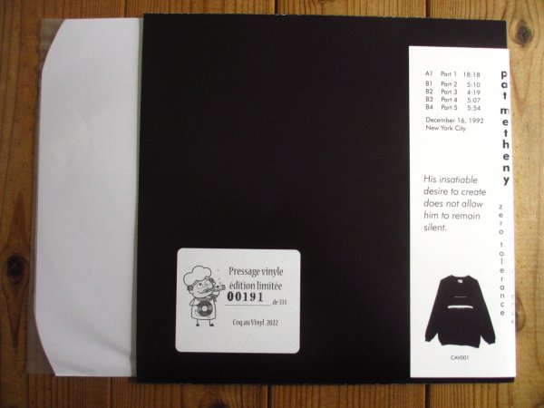 画像2: Pat Metheny / Zero Tolerance For Silence (2)