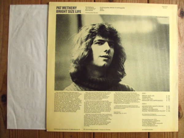 画像2: Pat Metheny / Bright Size Life (2)