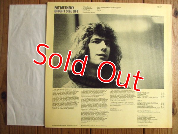 画像2: Pat Metheny / Bright Size Life (2)