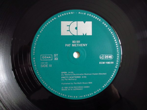 画像5: Pat Metheny / 80/81 (5)