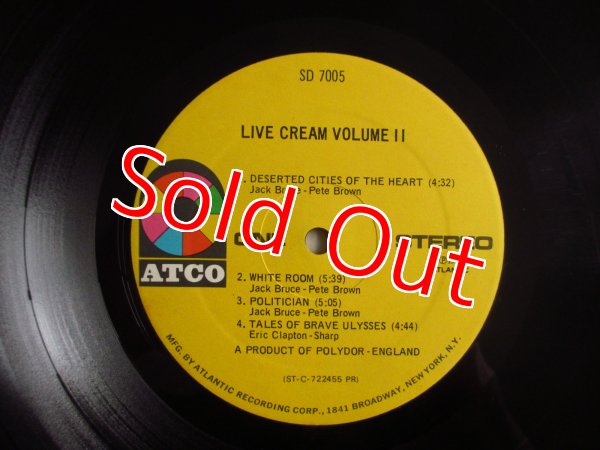 画像3: Cream / Live Cream Volume II (3)