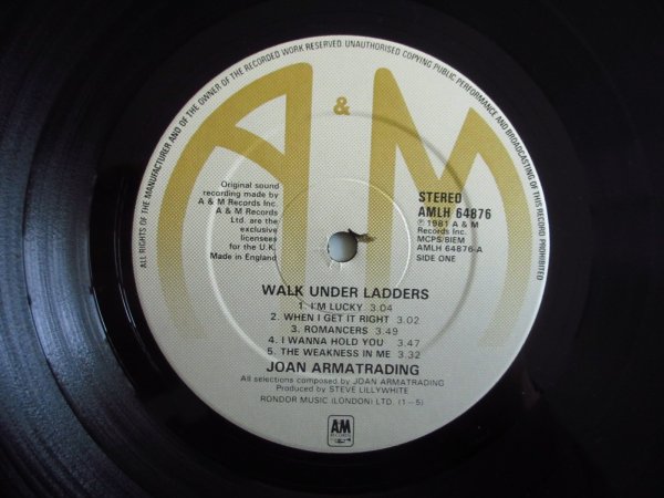 画像3: Joan Armatrading / Walk Under Ladders (3)