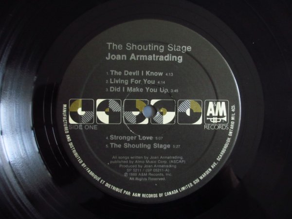 画像3: Joan Armatrading / The Shouting Stage (3)