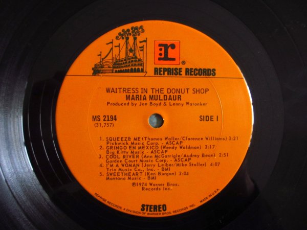 画像3: Maria Muldaur / Waitress In A Donut Shop (3)