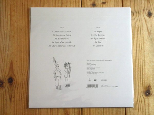 画像2: 現代ブラジル要注目ギタリストのファビアーノドナシメントと秩父出身のギタリスト笹久保伸によるギターデュオ2024年作がアナログ盤で入荷！■Fabiano Do Nascimento And Shin Sasakubo / Harmônicos (2)