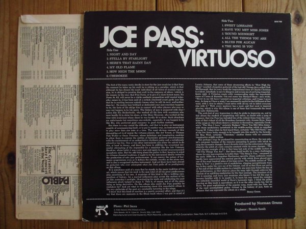 画像2: Joe Pass / Virtuoso (2)