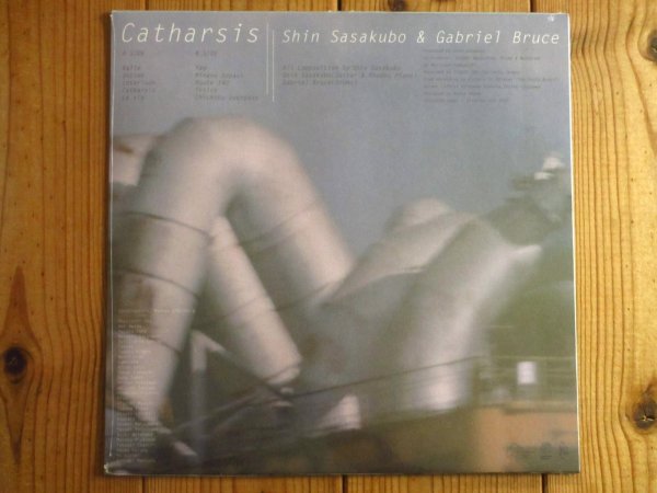 画像2: 秩父のギタリスト笹久保伸と現代ブラジルを代表するドラマーのガブリエルブルースによるデュオ2023年作がアナログ盤で入荷！■Shin Sasakubo, Gabriel Bruce / Catharsis (2)