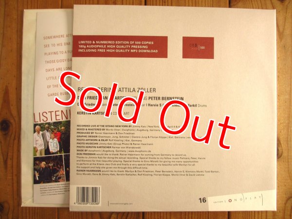 画像3: Don Friedman Quartet featuring Peter Bernstein / Remembering Attila Zoller (3)