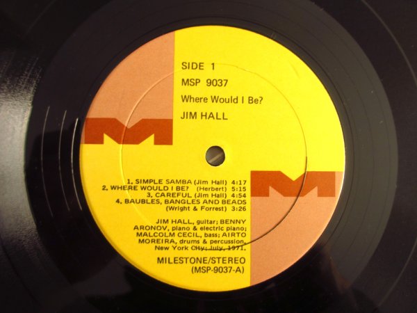 画像3: Jim Hall / ...Where Would I Be? (3)