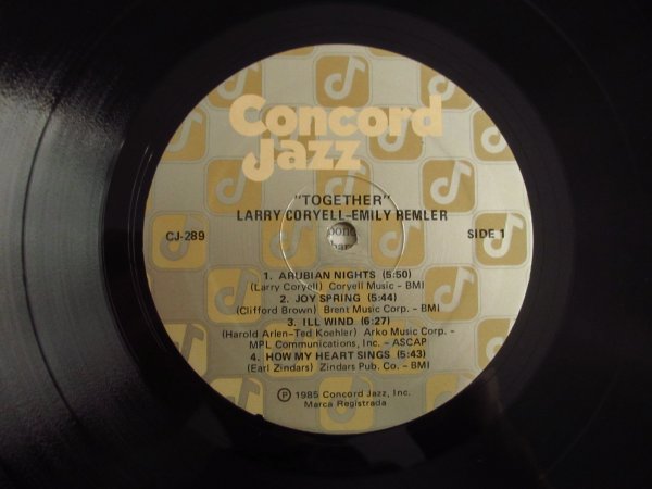 画像3: Larry Coryell & Emily Remler / Together (3)