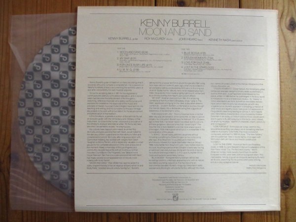 画像2: Kenny Burrell / Moon And Sand (2)