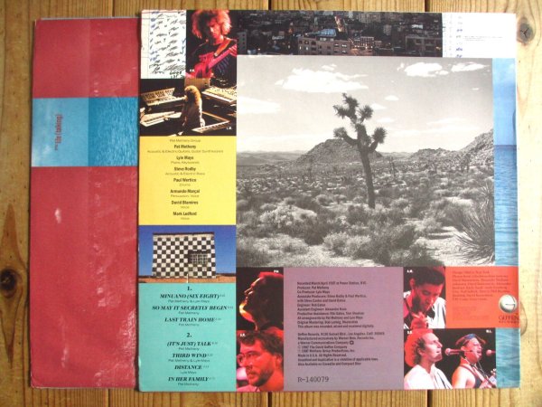 画像2: Pat Metheny Group / Still Life (Talking) (2)