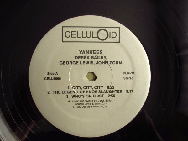 画像3: Derek Bailey, George Lewis, John Zorn / Yankees (3)
