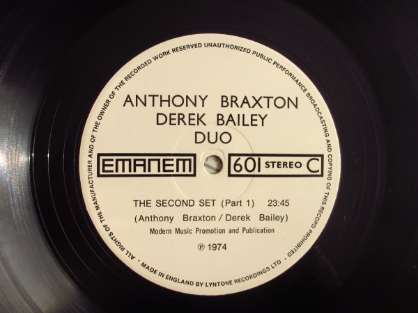 画像5: Anthony Braxton & Derek Bailey / Duo (5)