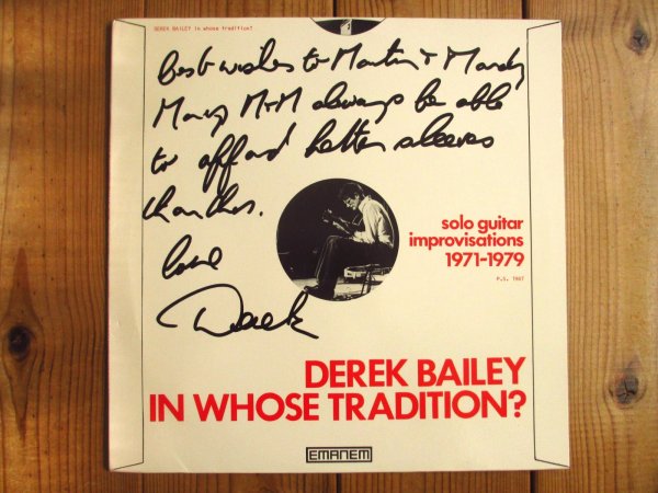 画像1: Derek Bailey / In Whose Tradition? (1)