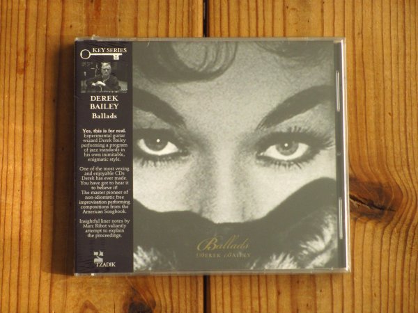 画像1: 即興演奏の巨匠デレクベイリーによる衝撃のスタンダード集2002年名作！■Derek Bailey / Ballads (1)