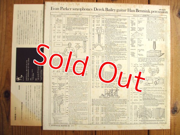 画像3: Derek Bailey, Evan Parker, Han Bennink / The Topography Of The Lungs  (3)