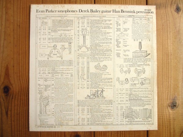 画像2: Derek Bailey, Evan Parker, Han Bennink / The Topography Of The Lungs  (2)