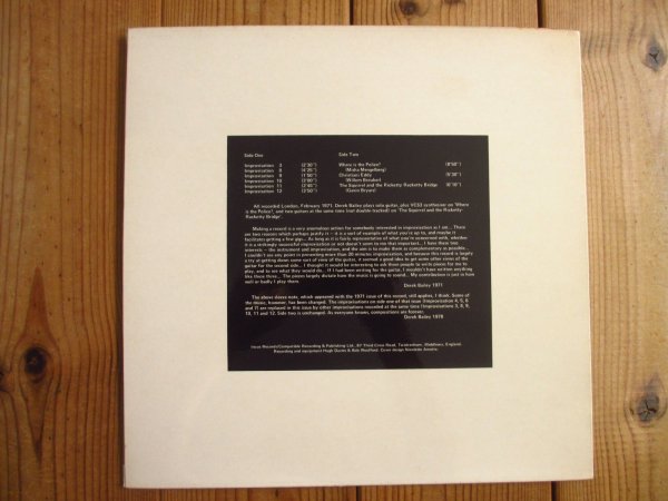 画像2: Derek Bailey / Solo (2)