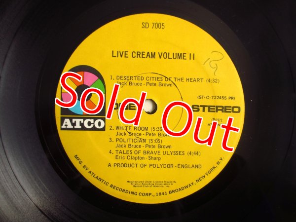 画像3: Cream / Live Cream Volume II (3)