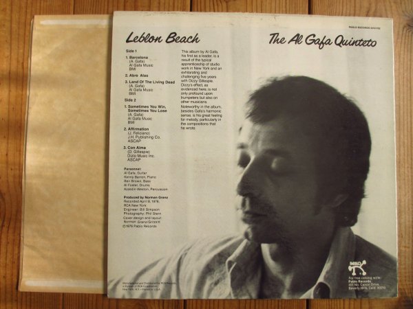 画像2: Al Gafa Quinteto / Leblon Beach (2)