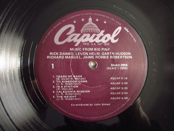 画像4: The Band / Music From Big Pink (4)