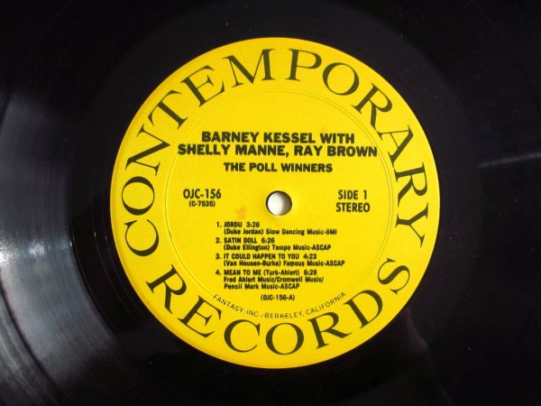 画像3: Barney Kessel / The Poll Winners (3)