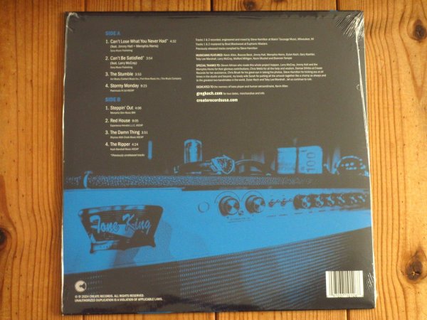 画像2: スティーブヴァイに見出された「チキンピッキング」の達人、グレッグコックの2025年作品がアナログ盤で入荷！■Greg Koch / Blues (2)