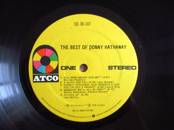 画像3: Donny Hathaway / The Best Of Donny Hathaway (3)