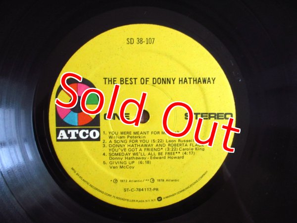 画像3: Donny Hathaway / The Best Of Donny Hathaway (3)