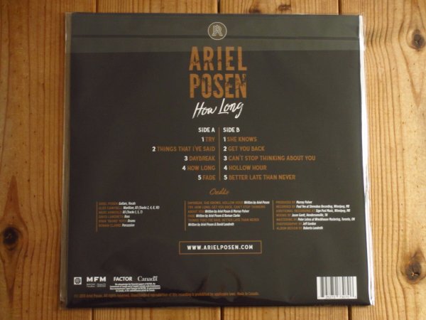 画像2: 未開封デッドストック！スライドギターのニューヒーロー、アリエルポーゼンの記念すべき1stソロ2019年作がアナログ盤で入荷！■Ariel Posen / How Long (2)