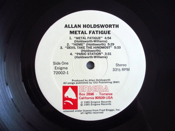 画像3: Allan Holdsworth With I.O.U. / Metal Fatigue (3)