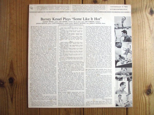 画像2: Barney Kessel / Some Like It Hot (2)