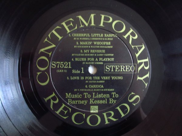 画像3: Barney Kessel / Music To Listen To Barney Kessel By (3)