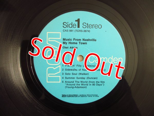 画像3: Chet Atkins / Music From Nashville My Home Town (3)